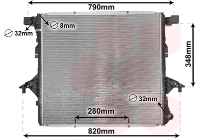 Van Wezel Radiateur 58002363