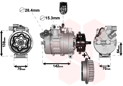 Van Wezel Airco compressor 5800K987