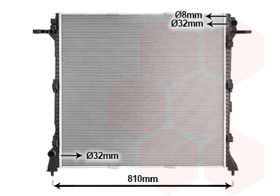 Van Wezel Radiateur 58012730