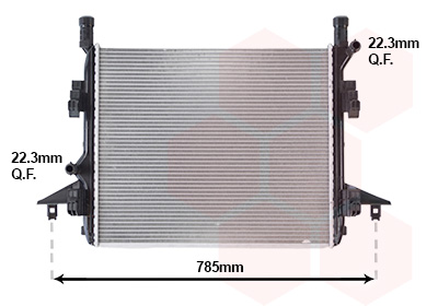 Van Wezel Radiateur 58012736