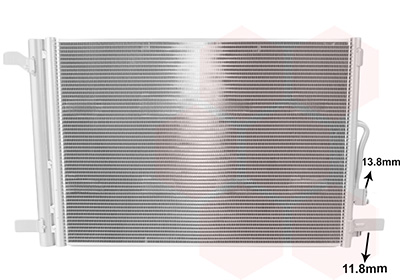 Van Wezel Condensor, airconditioning 58015712