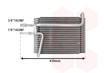 Van Wezel Airco verdamper 5900V026