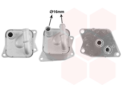 Van Wezel Oliekoeler, automatische transmissie 59013715