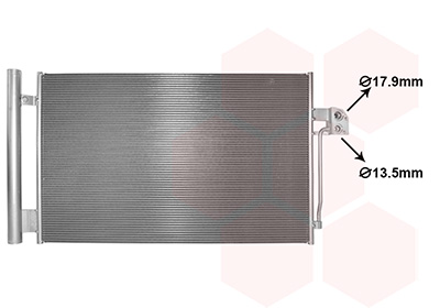 Van Wezel Condensor, airconditioning 59015705