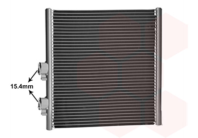 Van Wezel Condensor, airconditioning 74015708