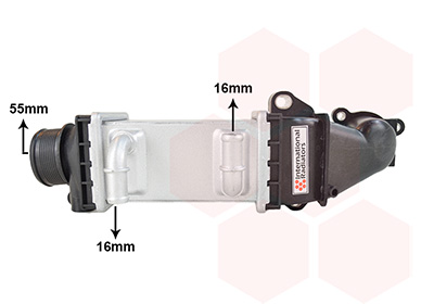 Van Wezel Intercooler, inlaatluchtkoeler 76014700