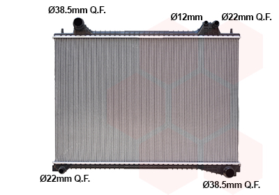 Van Wezel Radiateur 77012704