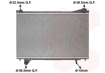 Van Wezel Radiateur 77012706
