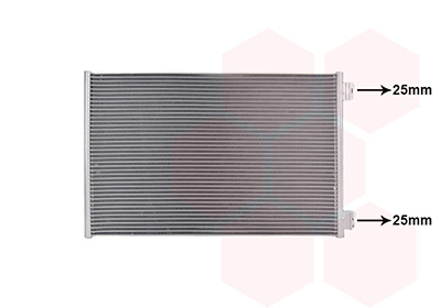 Van Wezel Condensor, airconditioning 77015704