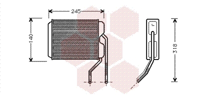 Van Wezel Kachelradiateur 81006026