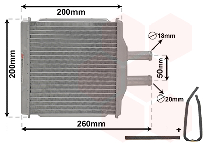 Van Wezel Kachelradiateur 81006088