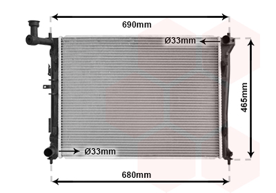 Van Wezel Radiateur 82002179