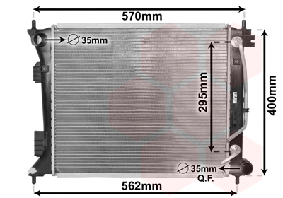 Van Wezel Radiateur 82002433