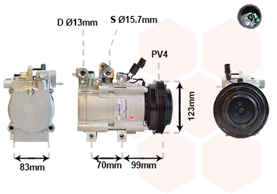 Van Wezel Airco compressor 8200K197