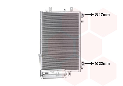 Van Wezel Condensor, airconditioning 82015754