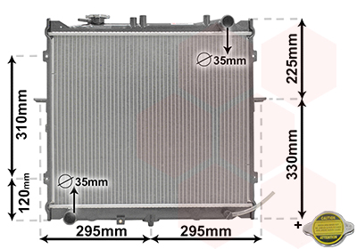 Van Wezel Radiateur 83002022