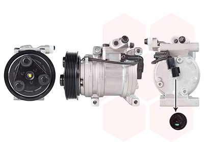 Van Wezel Compressor, airconditioning 8300K298