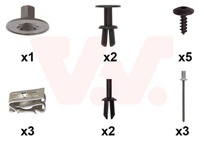 Van Wezel Montageset, achterscherm 0335796