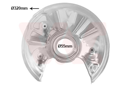 Van Wezel Dekplaat, remschijf 0372373