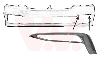 Van Wezel Voorbumper deel 0550581