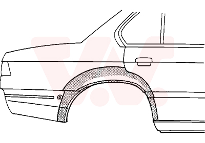 Van Wezel Spatbord 0605148