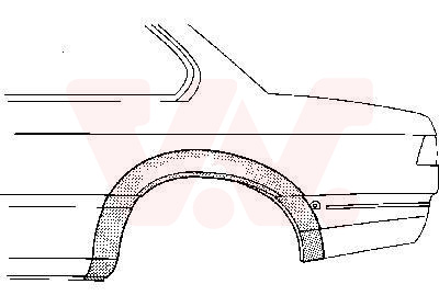 Van Wezel Spatbord 0606146