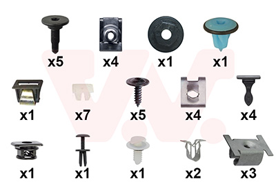 Van Wezel Montageset, achterscherm 0982796