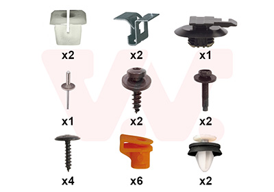 Van Wezel Montageset, bumper 0993793