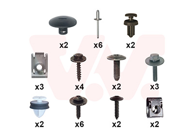 Van Wezel Montageset, bumper 1506793