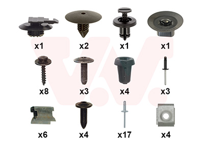 Van Wezel Montageset, bumper 1506794