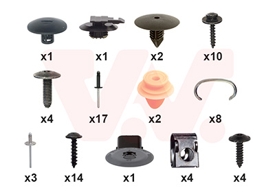 Van Wezel Montageset, bumper 1507794