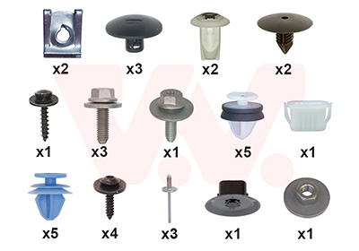 Van Wezel Montageset, achterscherm 1507796