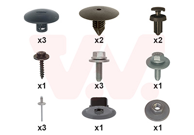 Van Wezel Montageset, achterscherm 1518796