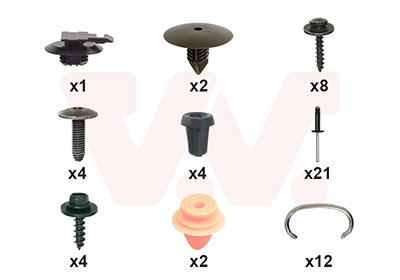 Van Wezel Montageset, bumper 1528794