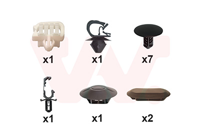 Van Wezel Montageset, motorkap 1528797