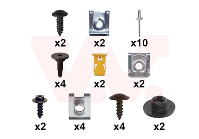 Van Wezel Montageset, bumper 1604793