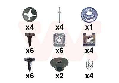 Van Wezel Montageset, bumper 1604794