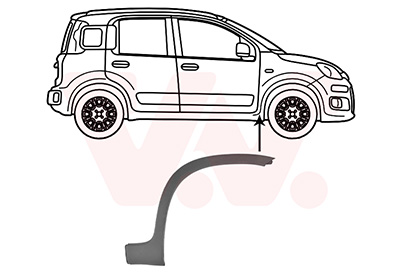 Van Wezel Verbreding, spatbord 1613522