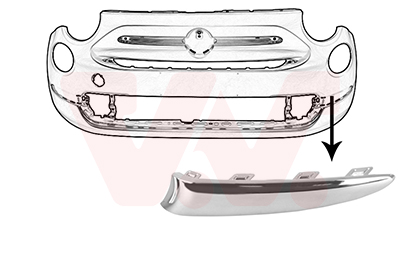 Van Wezel Voorbumper deel 1614581