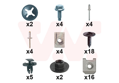 Van Wezel Montageset, bumper 1614794