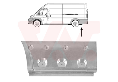 Van Wezel Spatbord 1651133