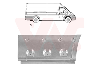 Van Wezel Spatbord 1651134