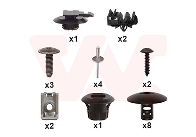 Van Wezel Montageset, bumper 1728793