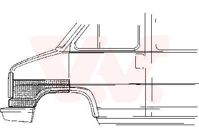 Van Wezel Spatbord 1745160