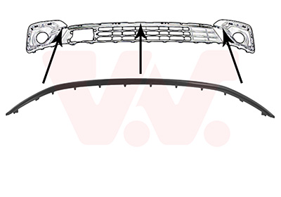 Van Wezel Sier- / Beschermingspaneel, radiateurgrille 1766518