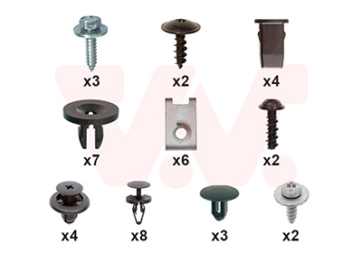 Van Wezel Montageset, bumper 1807794