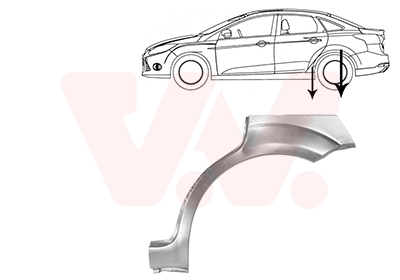 Van Wezel Spatbord 1863145