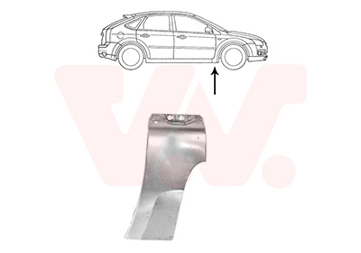 Van Wezel Spatbord 1863156