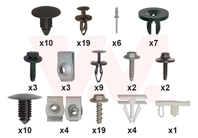 Van Wezel Montageset, bumper 1907794