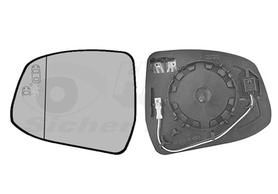 Van Wezel Buitenspiegelglas 1945835